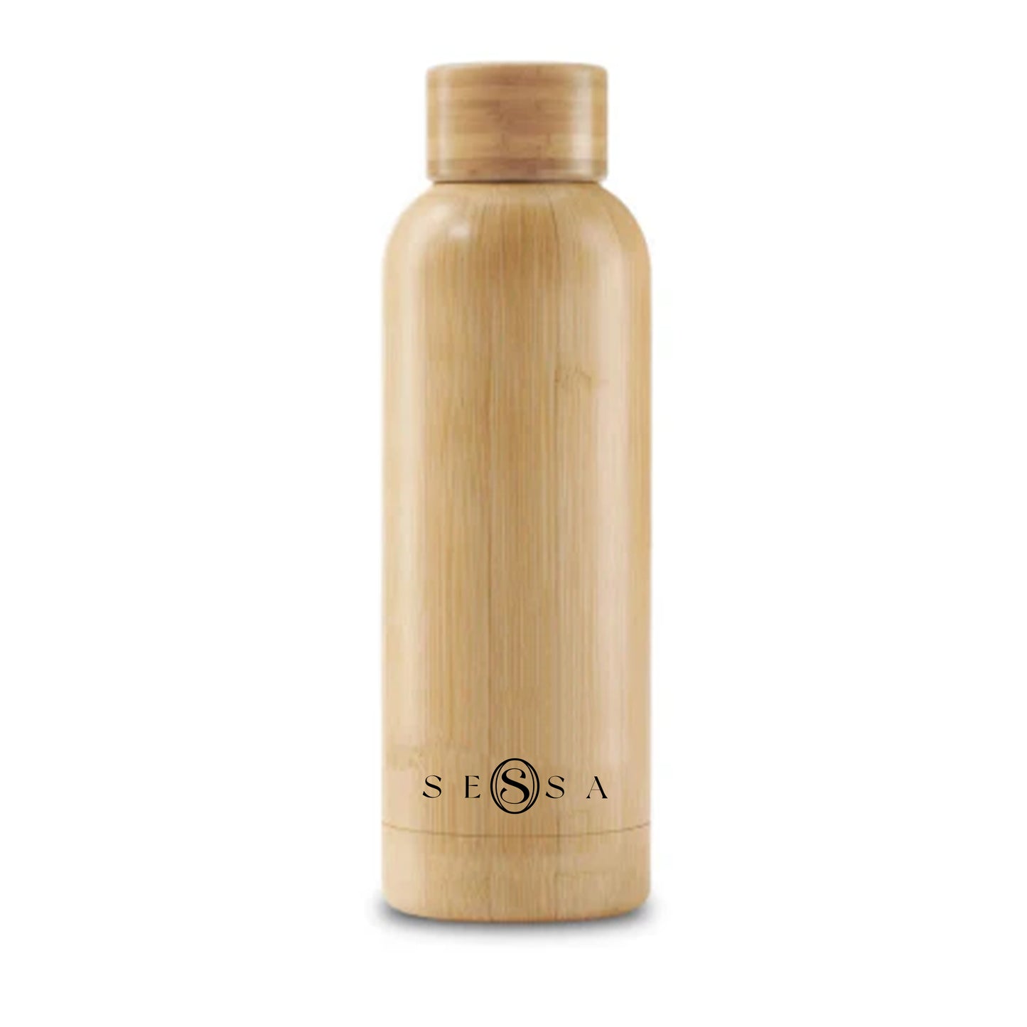 Stainless Steel Water Bottle With Wooden Outer Look 500ml