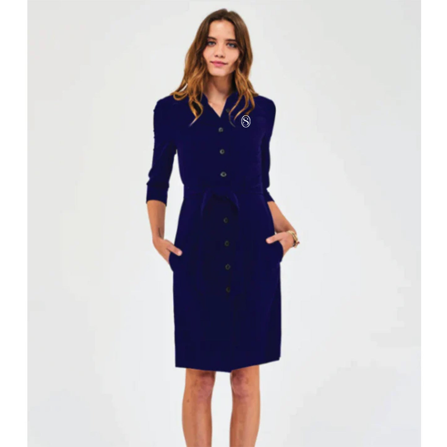 Women's Navy Blue Bella Dress