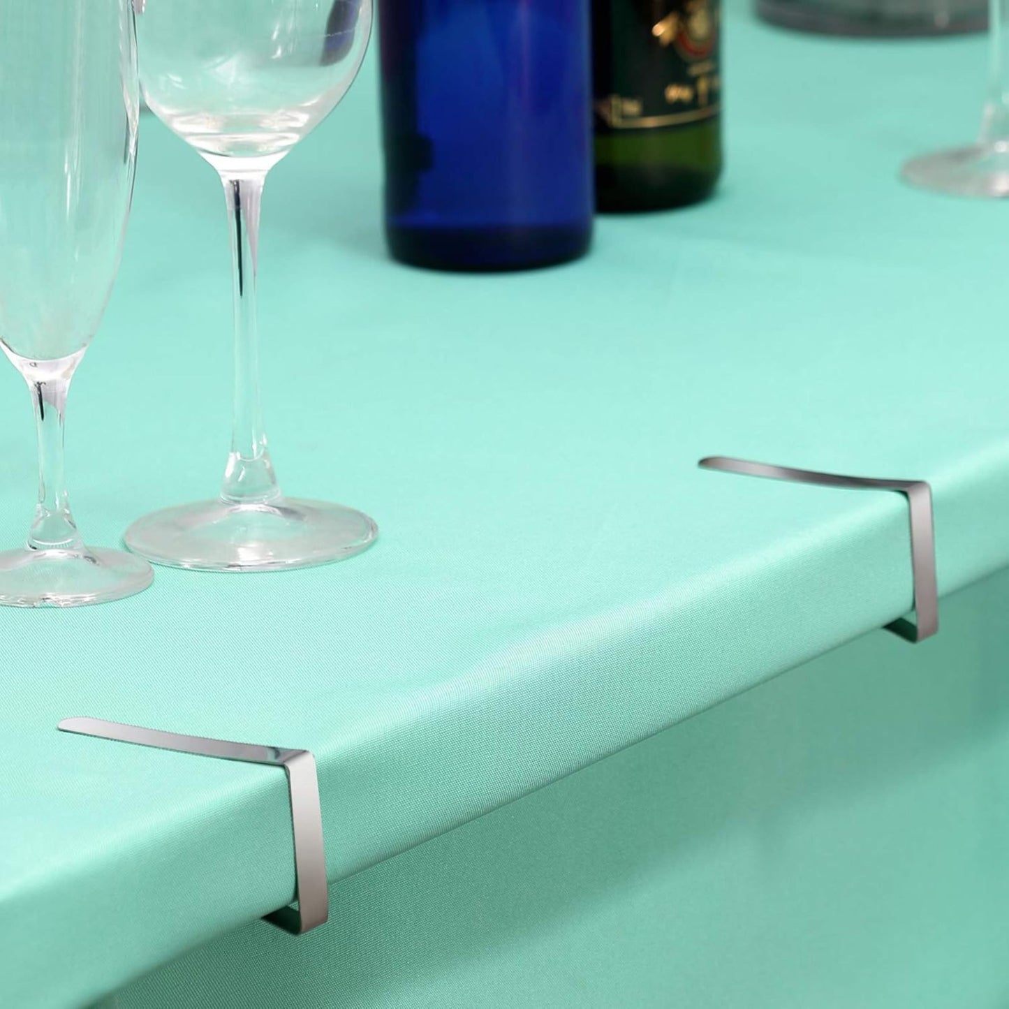 12 Pack Heavy Duty Stainless Steel Tablecloth Clips