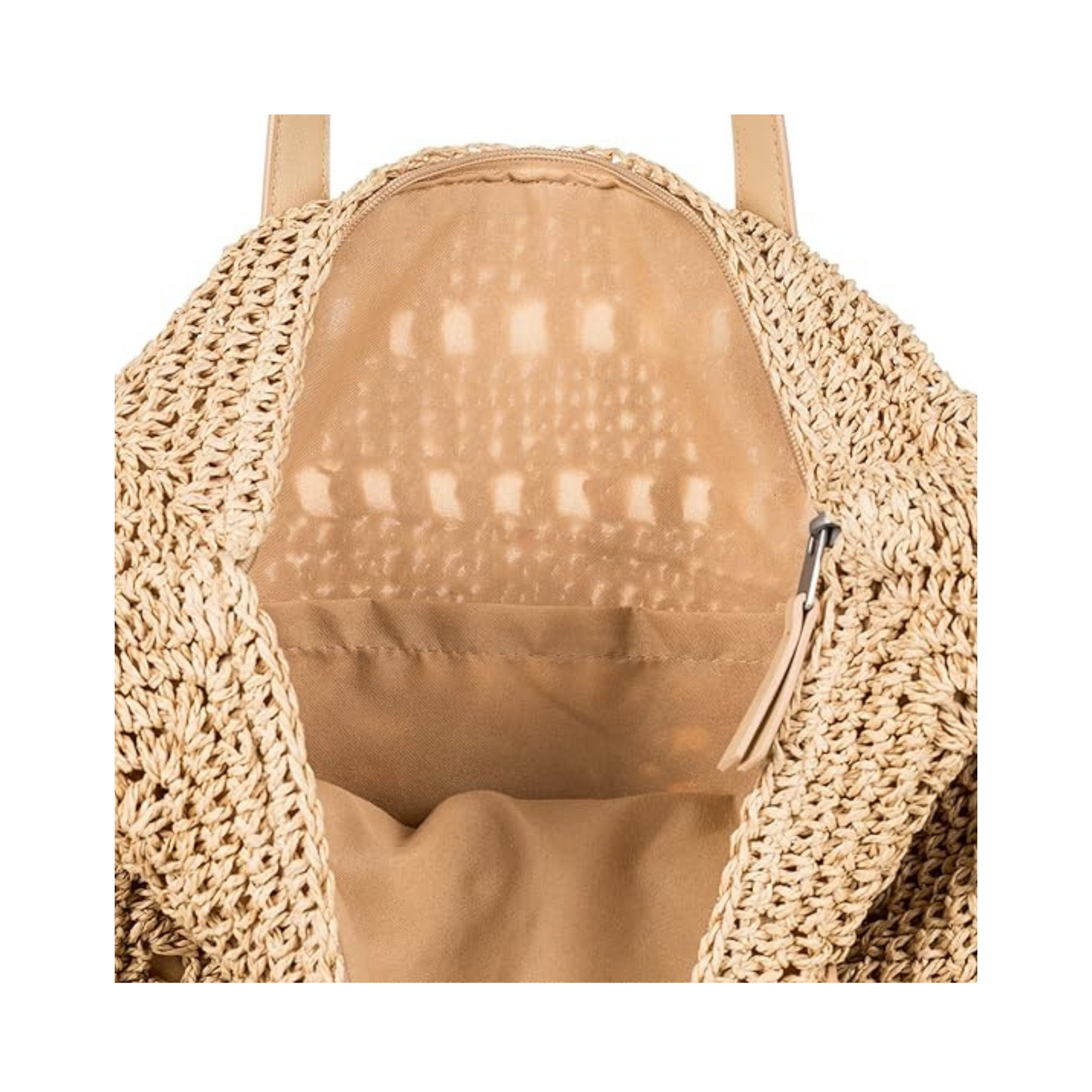 Customizable Paper Straw Blend Beach Tote – Stylish & Spacious Bucket Bag