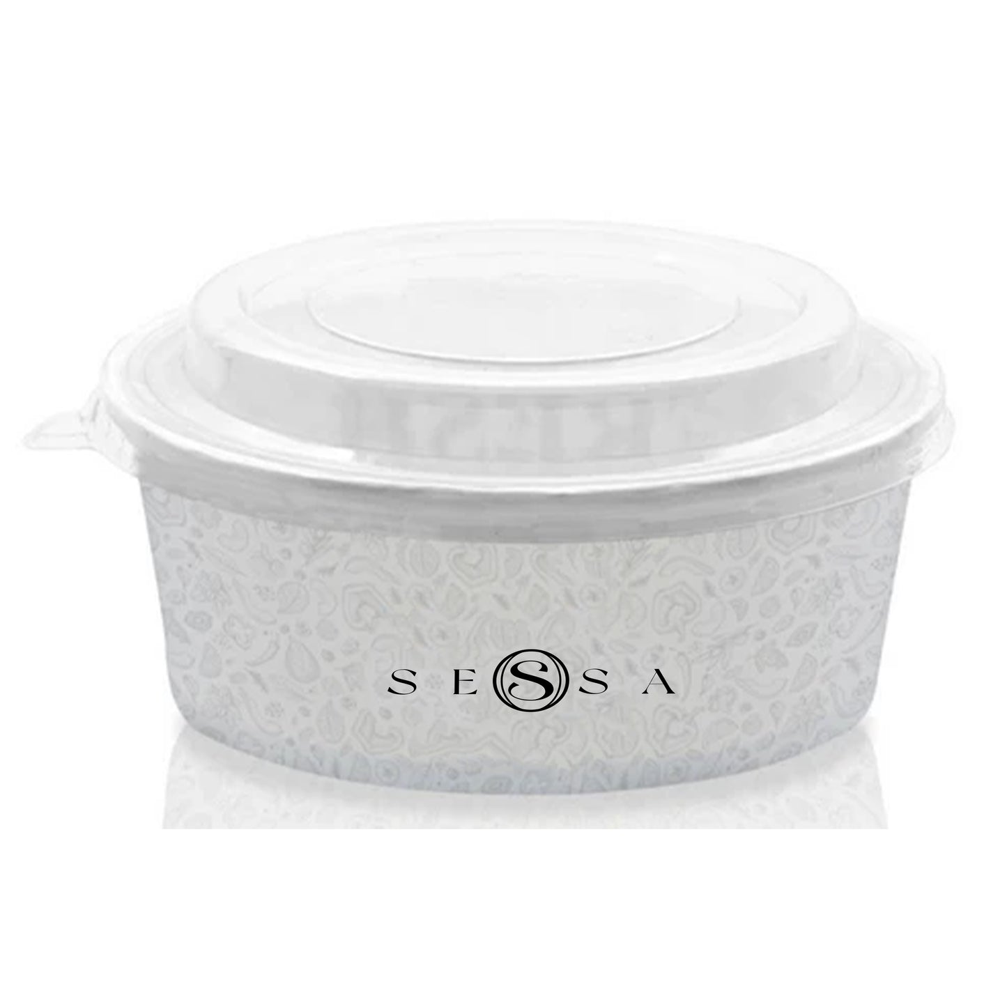 Eco-Friendly Salad Bowl – Kraft Paper or Plastic, Durable & Food-Safe