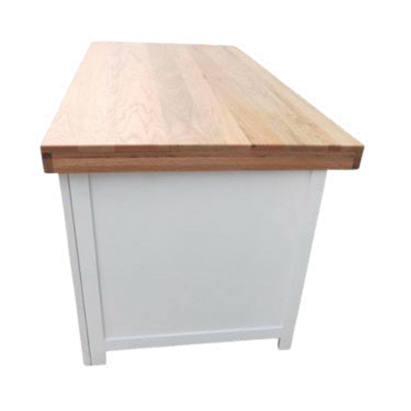 Wooden Sideboard with Marble Top – 183x91x88cm
