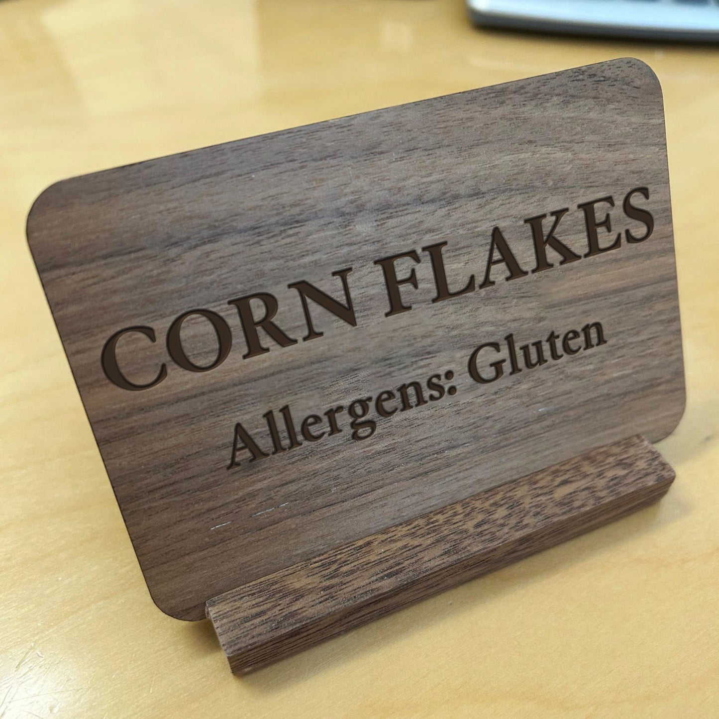 Wooden Buffet Signs - Customizable