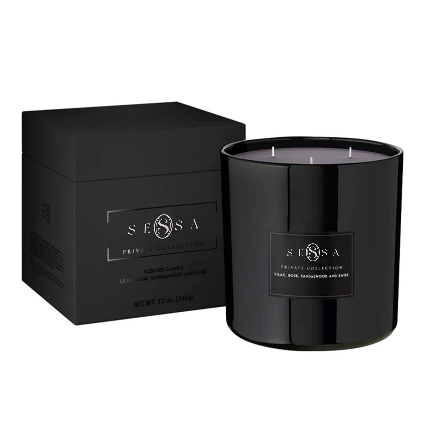 3-Wick Scented Candle – Long-Lasting Fragrance Aromatherapy Candle