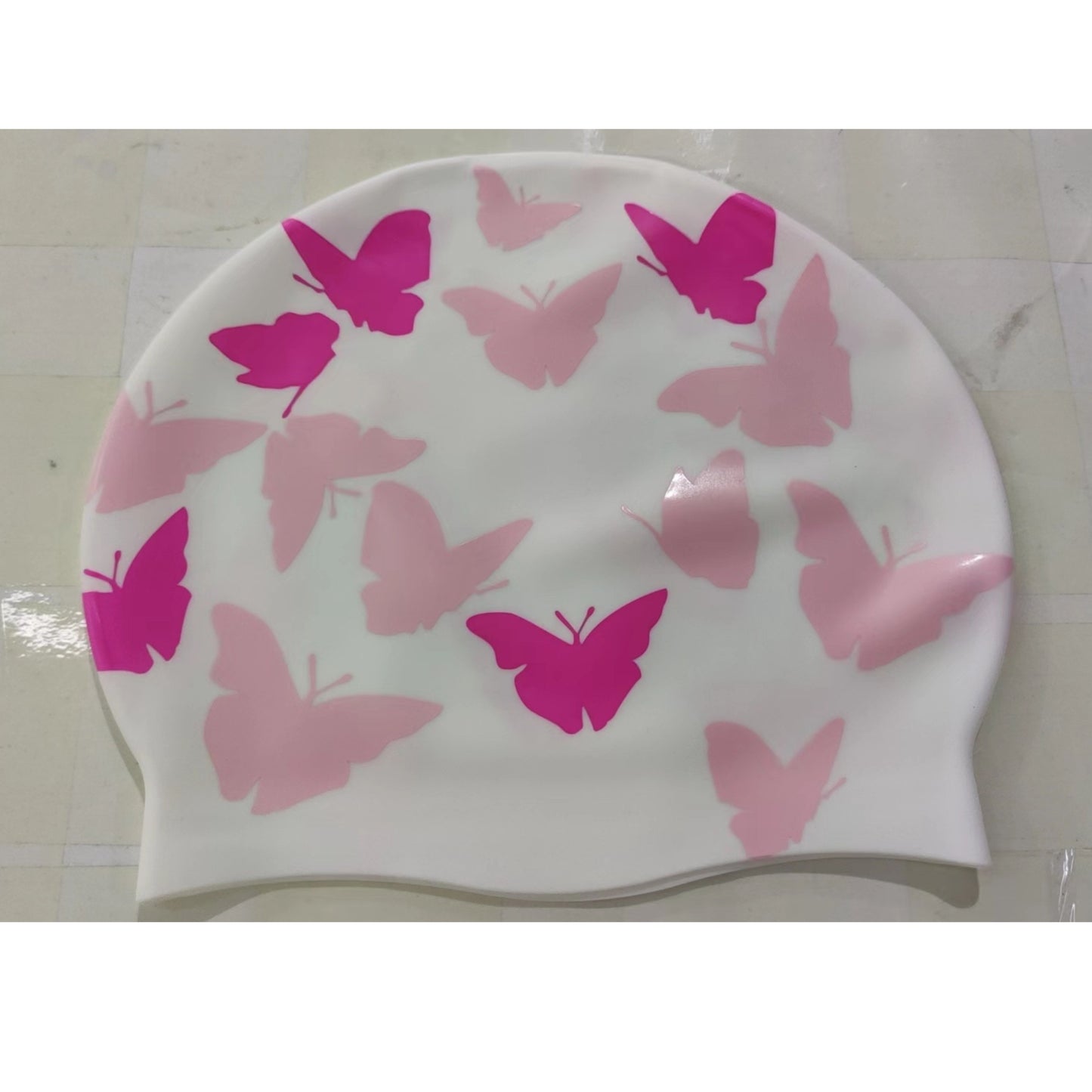 Premium Silicone Swim Cap for Women – Double-Sided Design, Waterproof, and Comfortable Fit