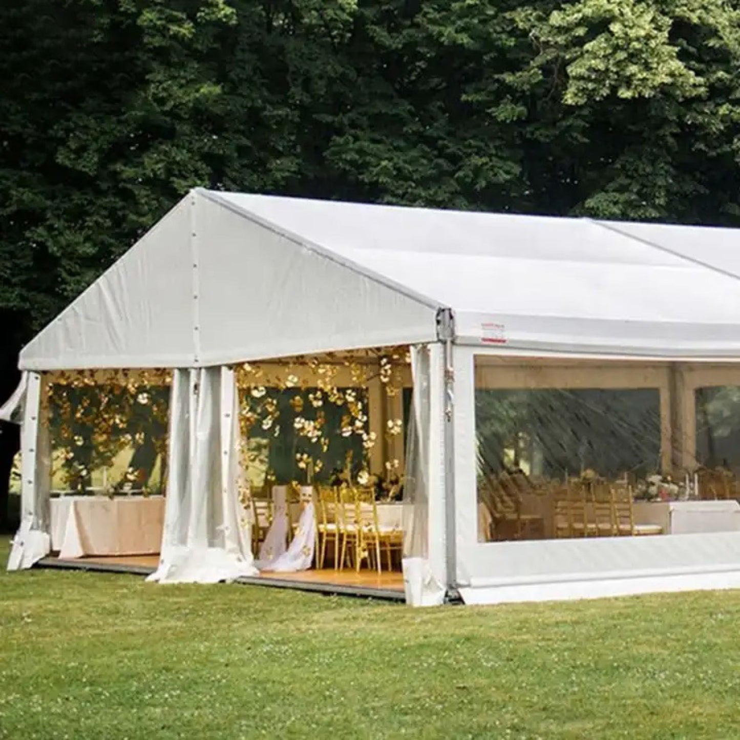 Large Event Canopy Tent – 20m x 35m Aluminum Frame with PVC Roof & Walls