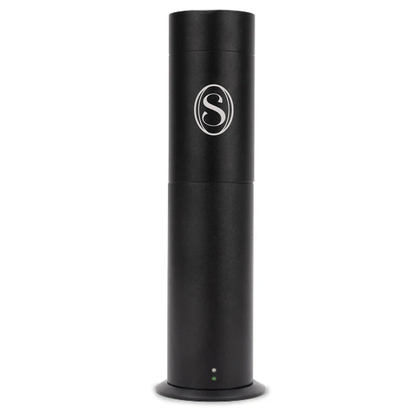 Black Smart Scent Diffuser – Battery Operated, App-Controlled HVAC Fragrance Machine