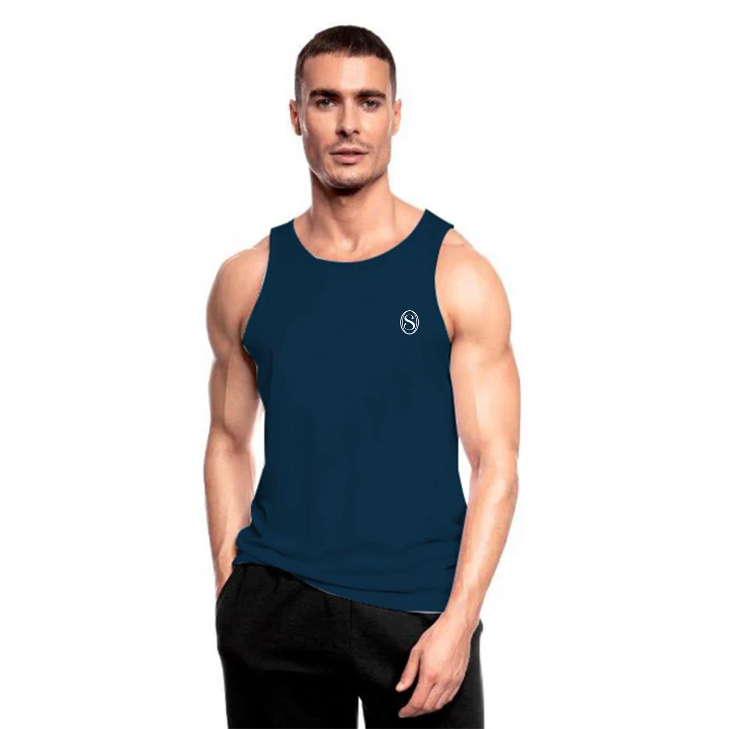 Men's Performance Dri-Fit Tank Top – Breathable & Customizable
