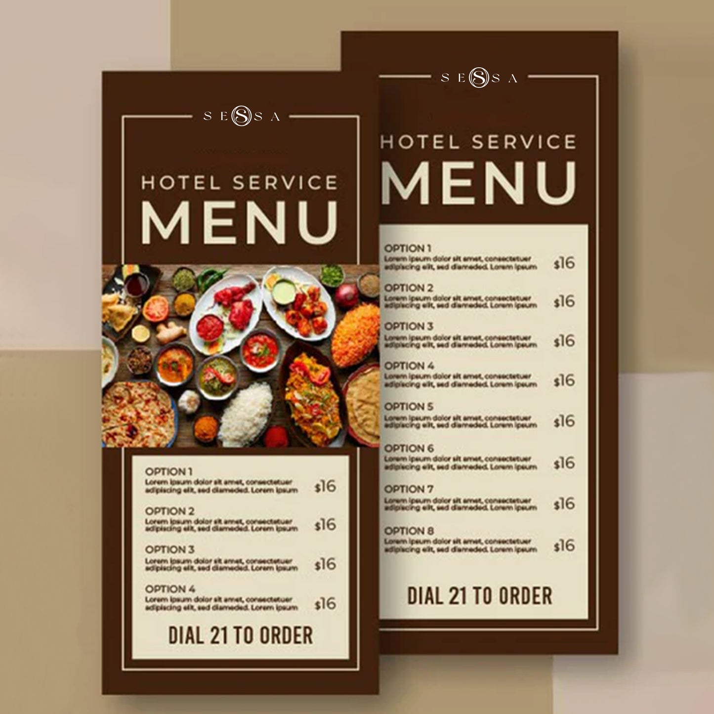 Turn-Down Service Cards for Guest Comfort