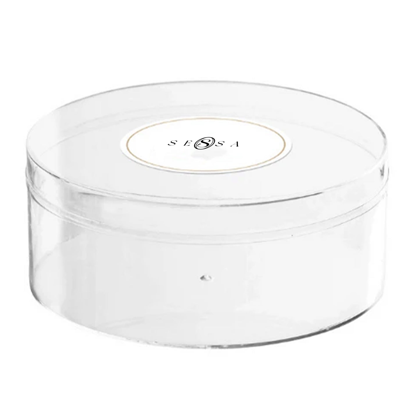 Acrylic Container – Empty, No Sticker or Printing