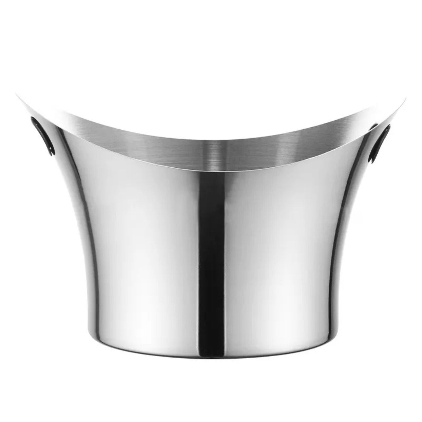 Stainless Steel Wine Chiller Bucket – Elegant Golden & Silver Finishes