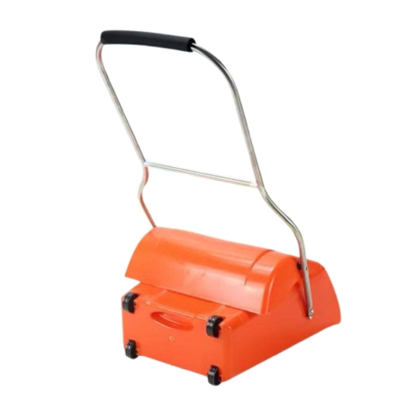Heavy-Duty Industrial Dust Pan with Rolling Tyre – Stainless Steel & PP