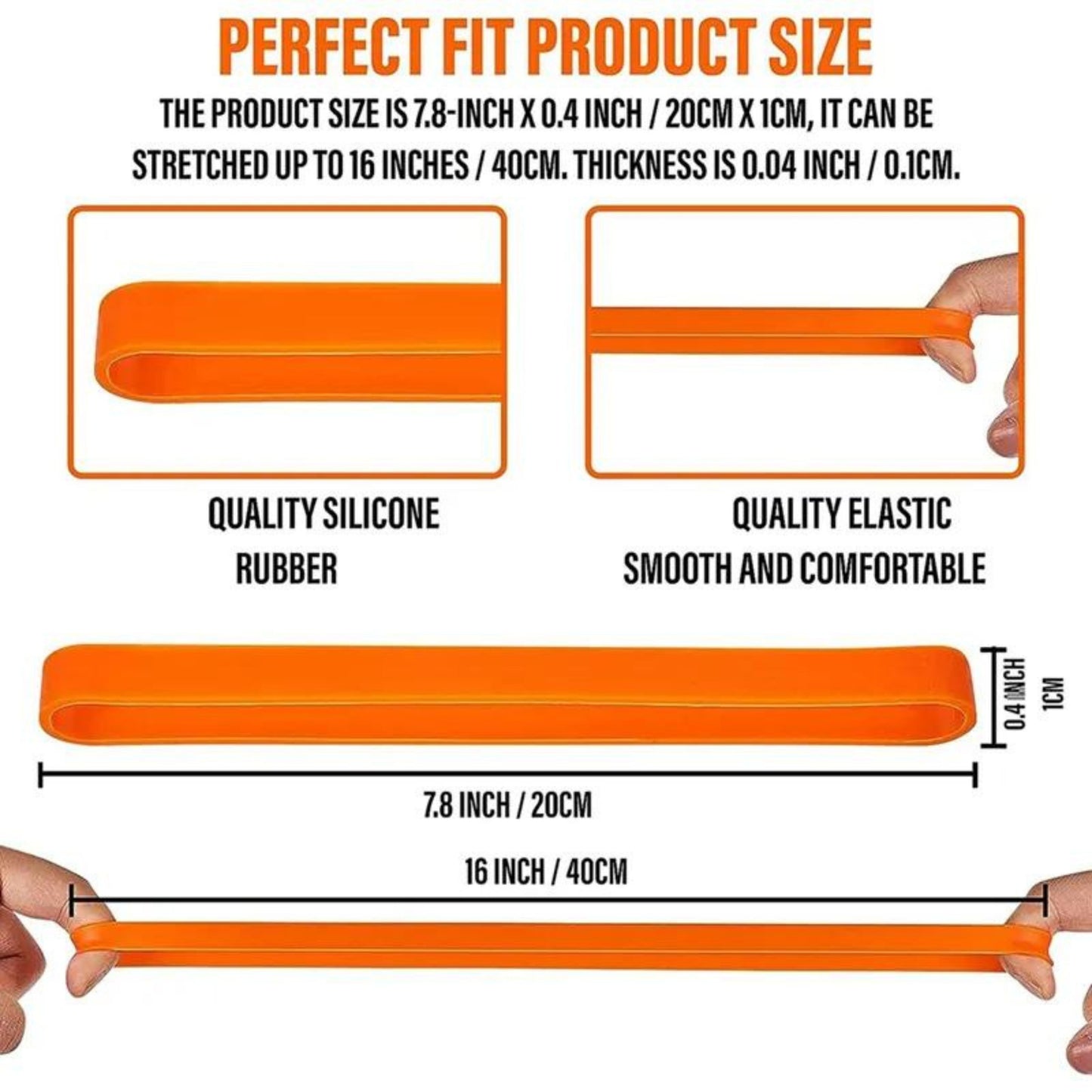 Big Rubber Bands – Durable 20cm Elastic Bands for Event Use