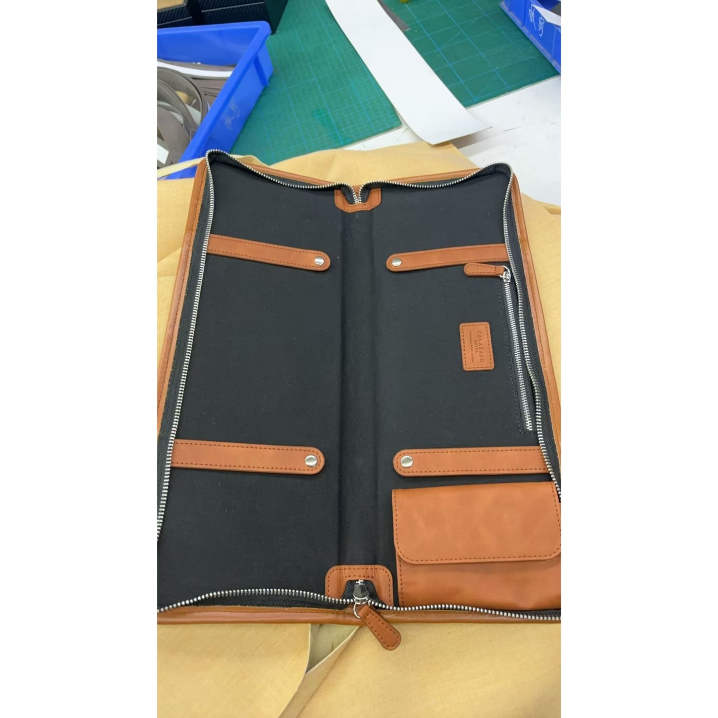 PU Leather Tie Bag – Elegant & Protective Travel Case