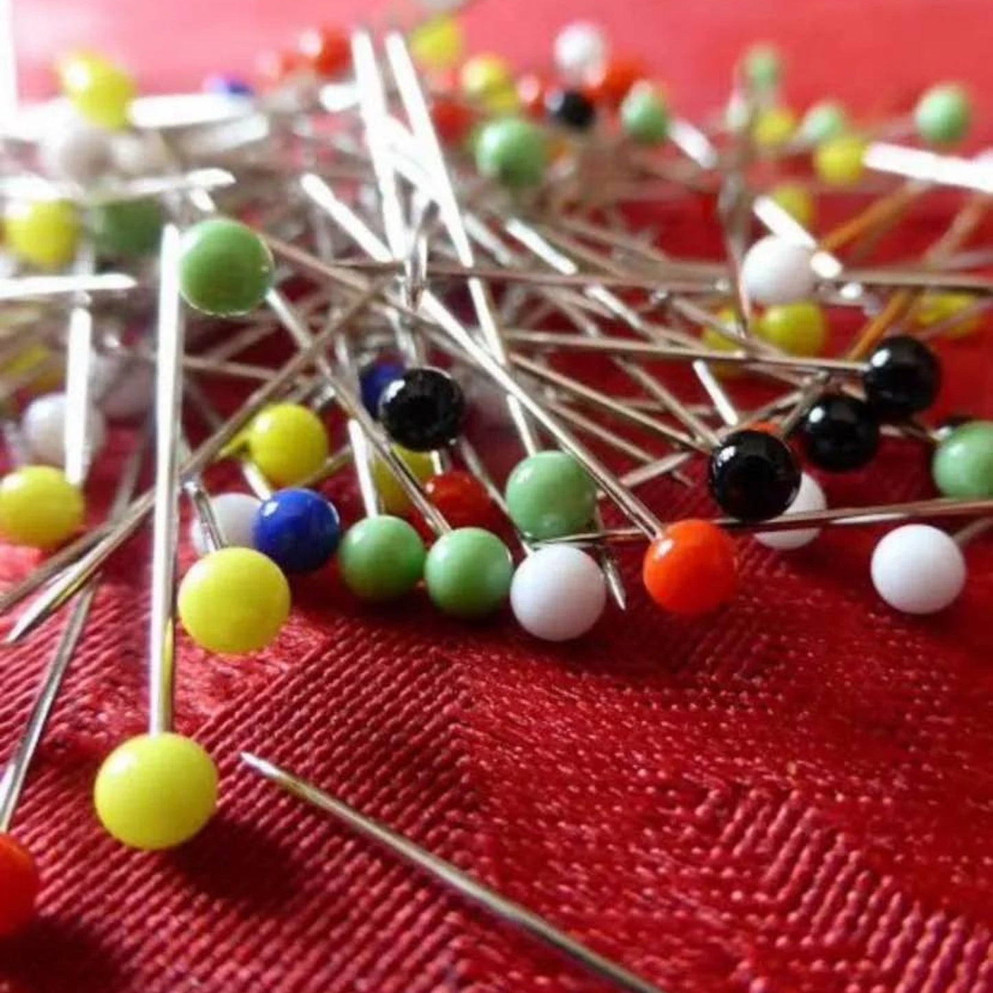 Pearl Head Pins – Multicolor Decorative Sewing & Craft Pins