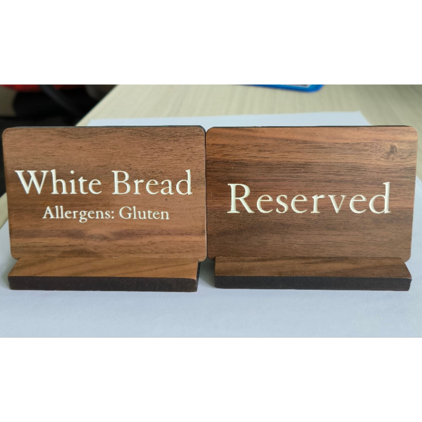 Wooden Buffet Signs - Customizable