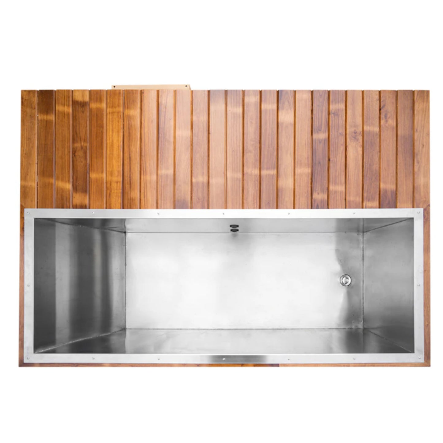 Cold Plunge Tub, Red Cedar & Stainless Steel, 1-2 Person Capacity, Adjustable Temperature 3°C-43°C, 220V, Ozone Filter with WiFi