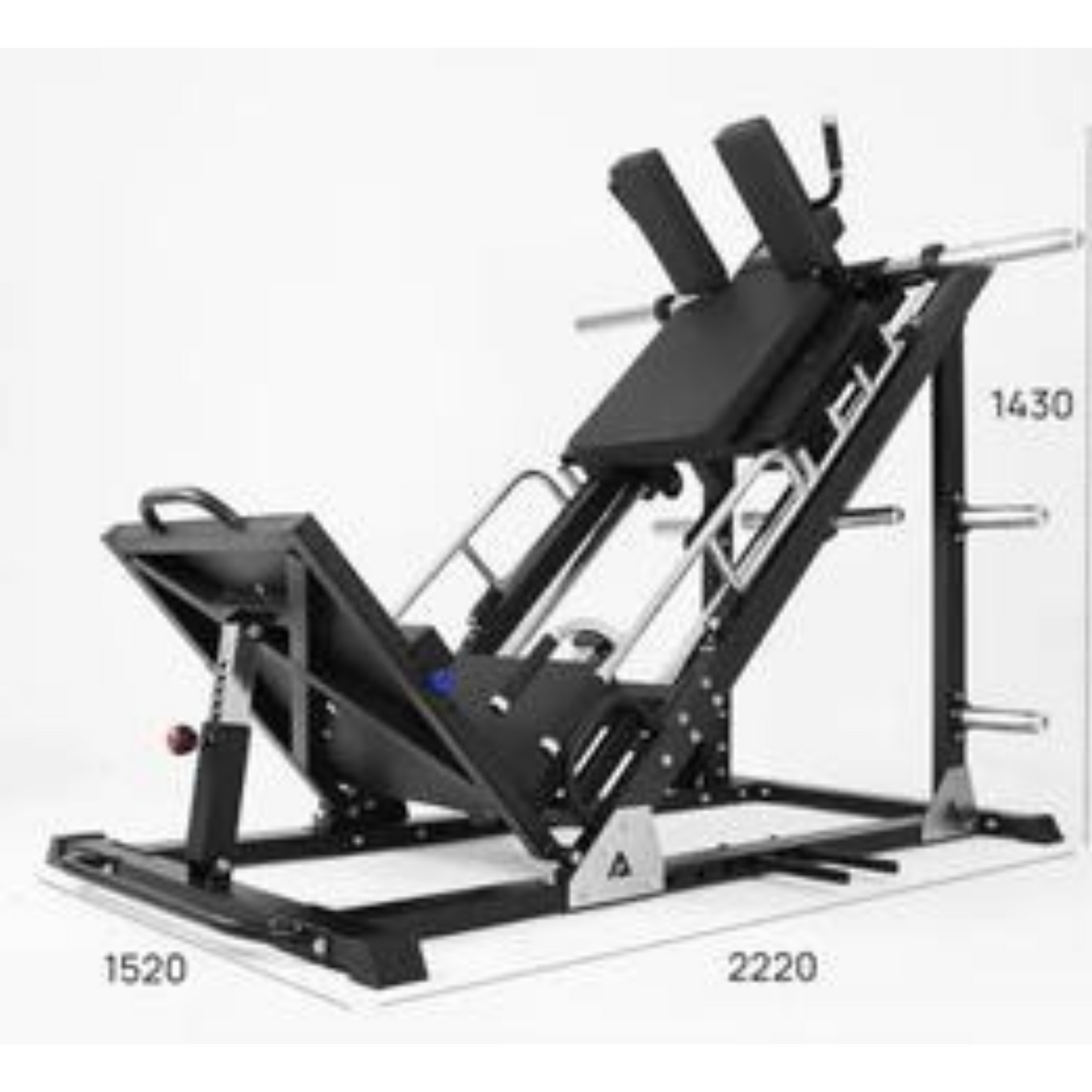 Commercial Leg Press Hack Squat Machine – Heavy Duty Steel Frame