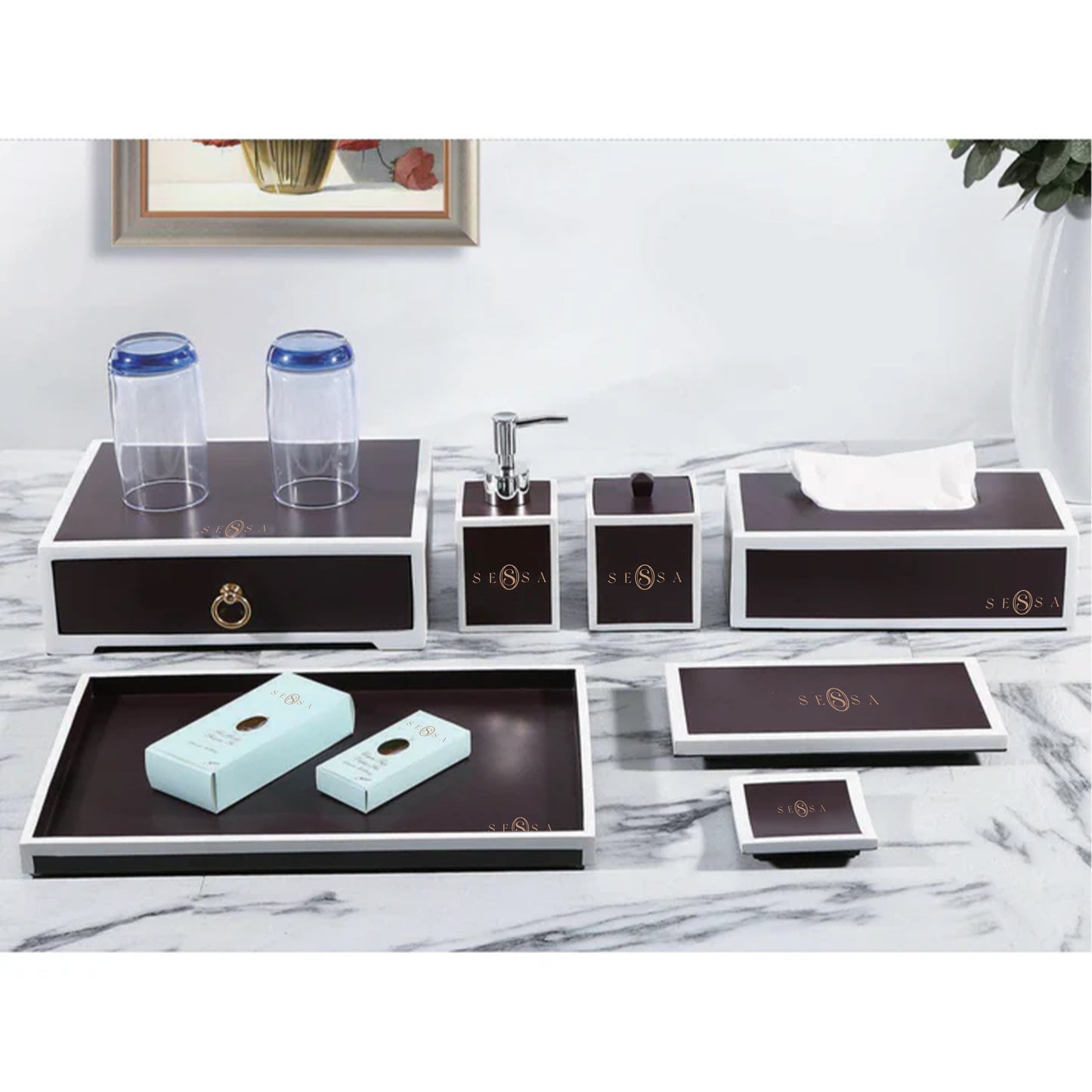 YTX-2032 Countertop Toiletry Dispenser – Sleek & Functional