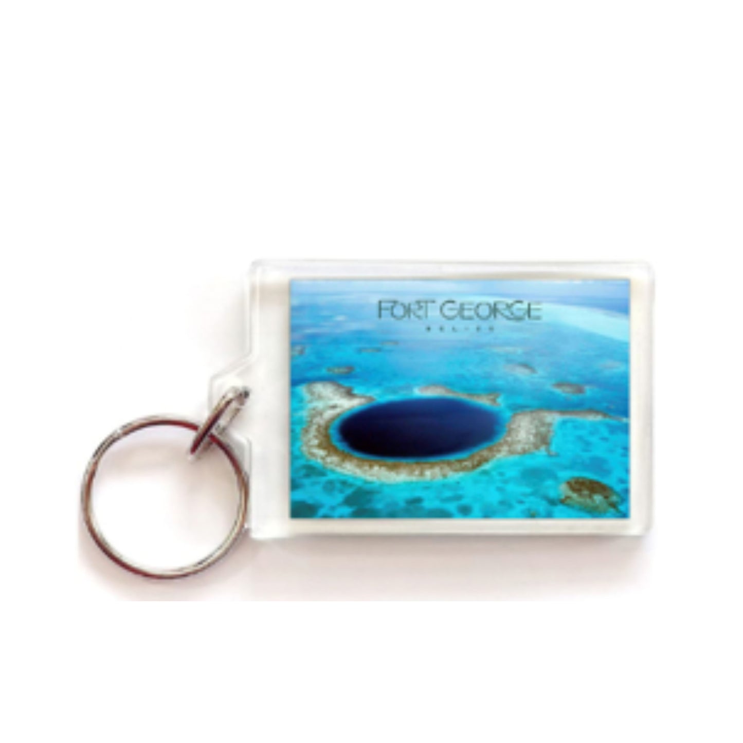 Scenic Belize Souvenir Keychain – Fort George Edition