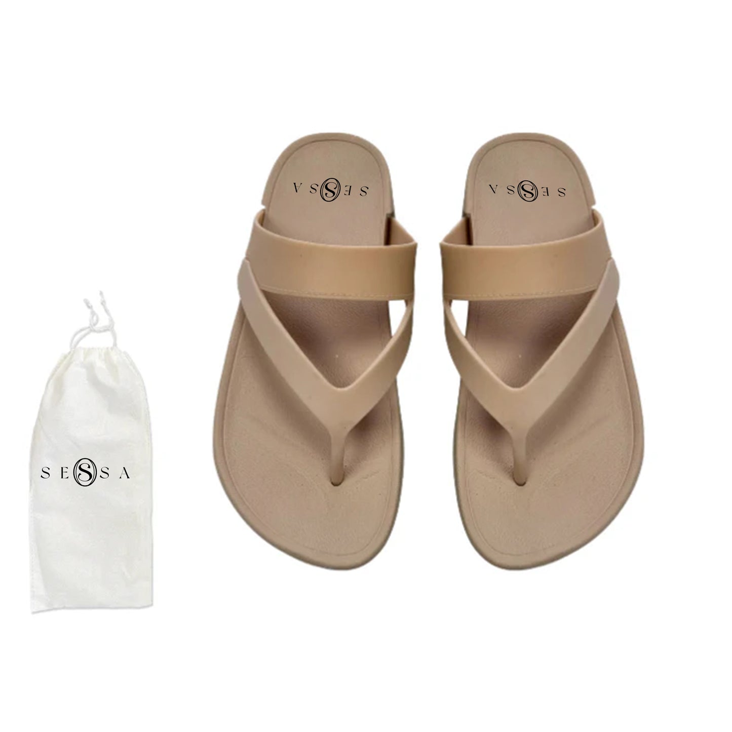 Thong Slippers – Durable Rubber Flip-Flops for Guests