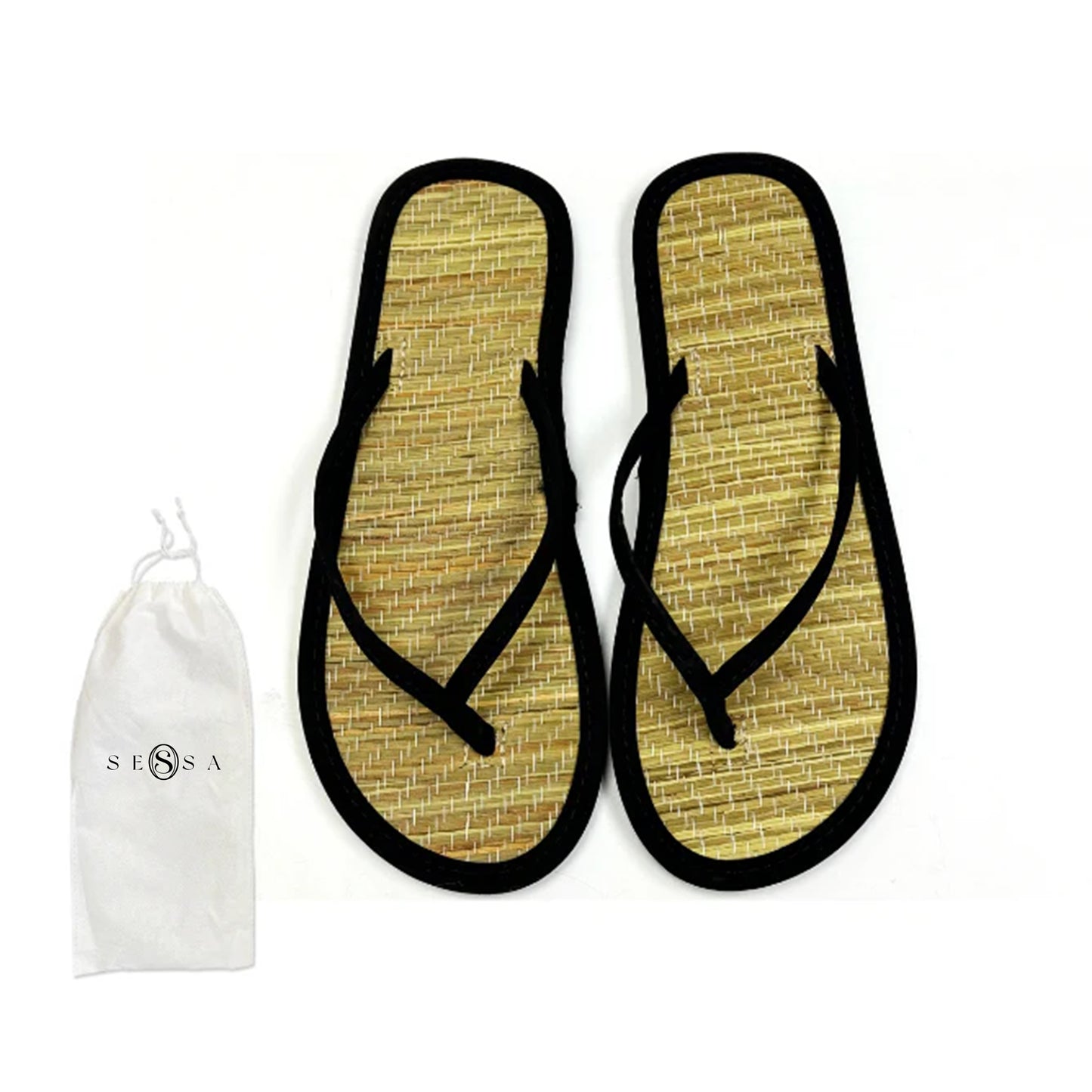 Slim & Stylish Bamboo Thong Slippers – Eco-Friendly & Lightweight