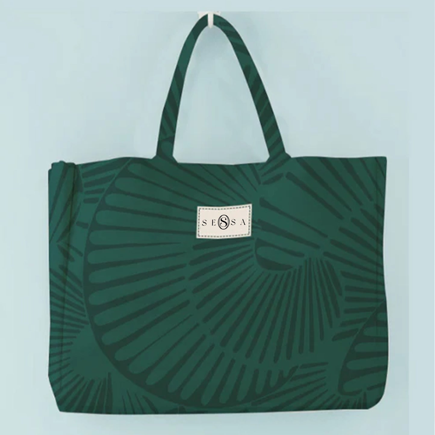 Green Beach Bag – Stylish, Spacious & Eco-Friendly Tote