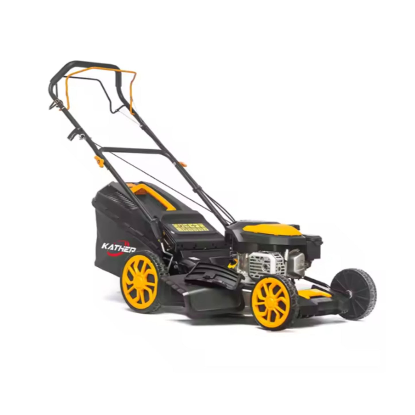 18-Inch Steel Deck Lawn Mower – Adjustable Height with 55L Grass Collector