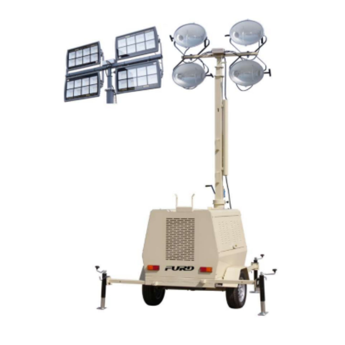 Mobile Light Tower – 8.5kW Diesel Generator with 4x400W LED Lamps & 9M Elevating Frame