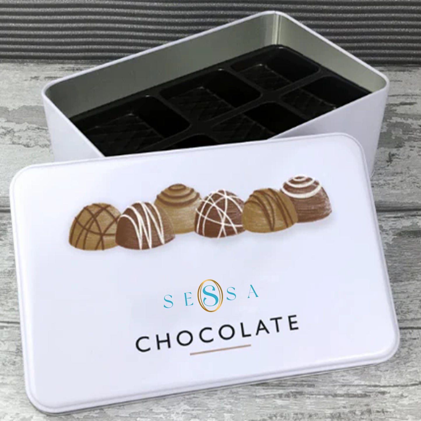 Chocolate Tin – Elegant & Reusable Storage