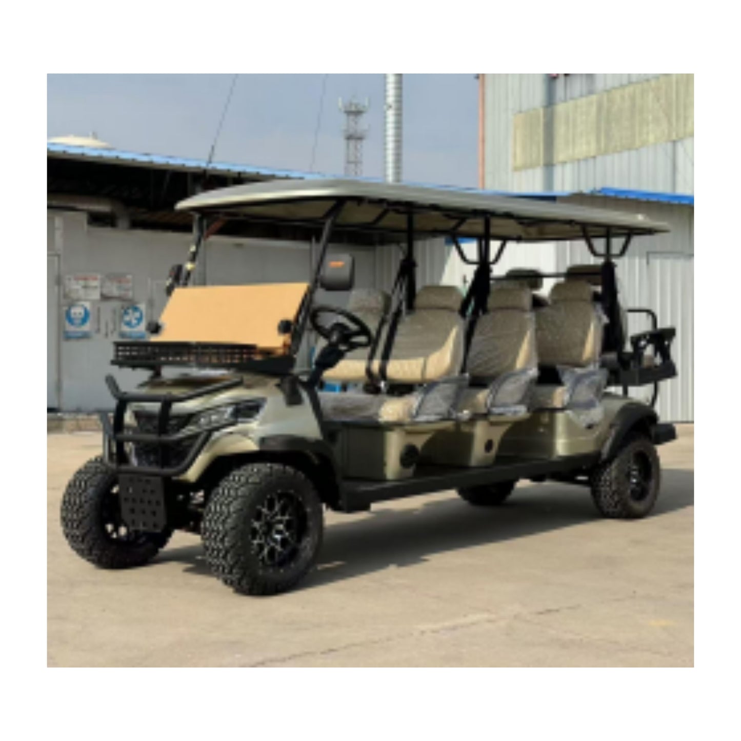 8-Seater Electric Golf Cart – 3500W Motor with 60V Battery for Hotels & Resorts