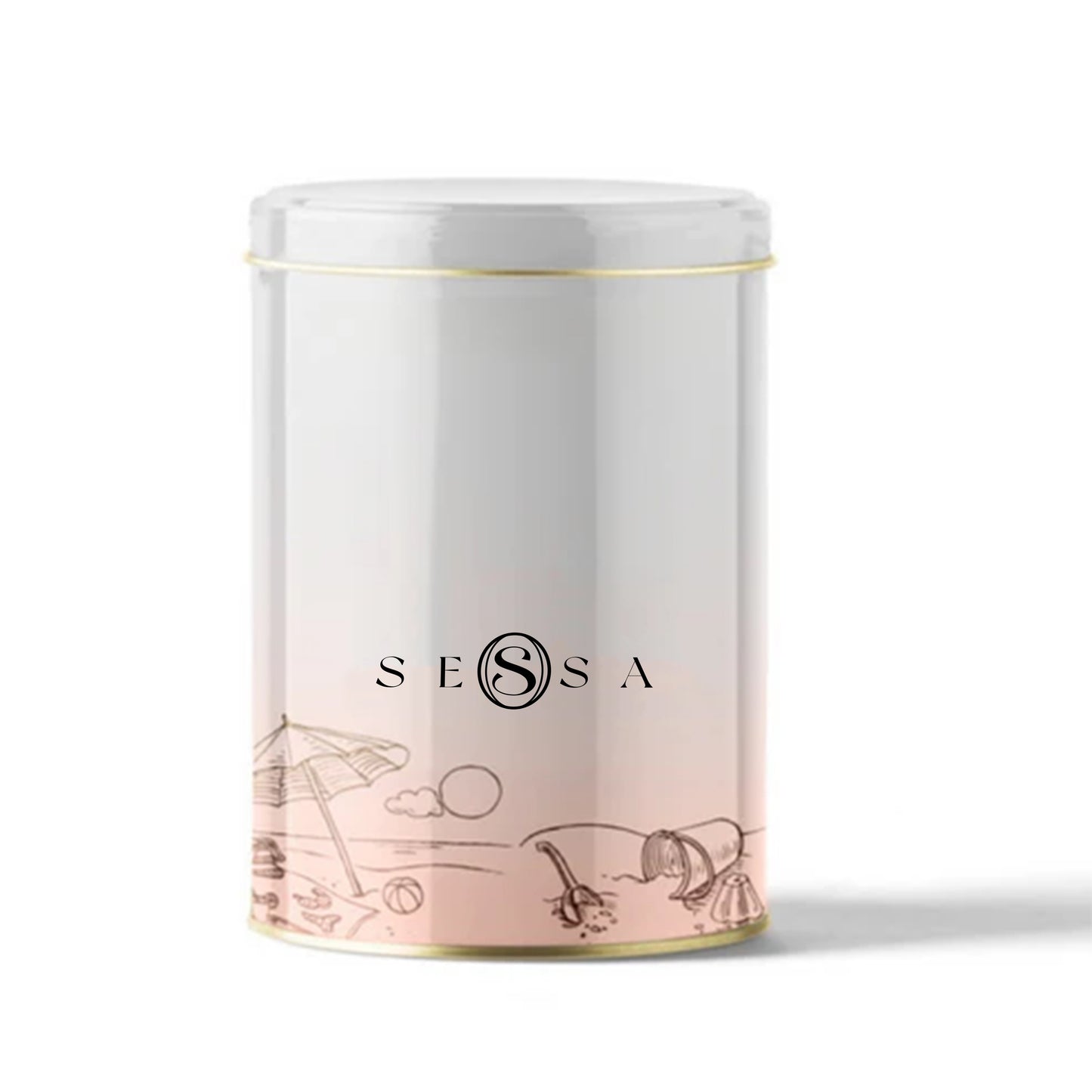 Round Metal Cookie Tin – Reusable & Elegant Storage