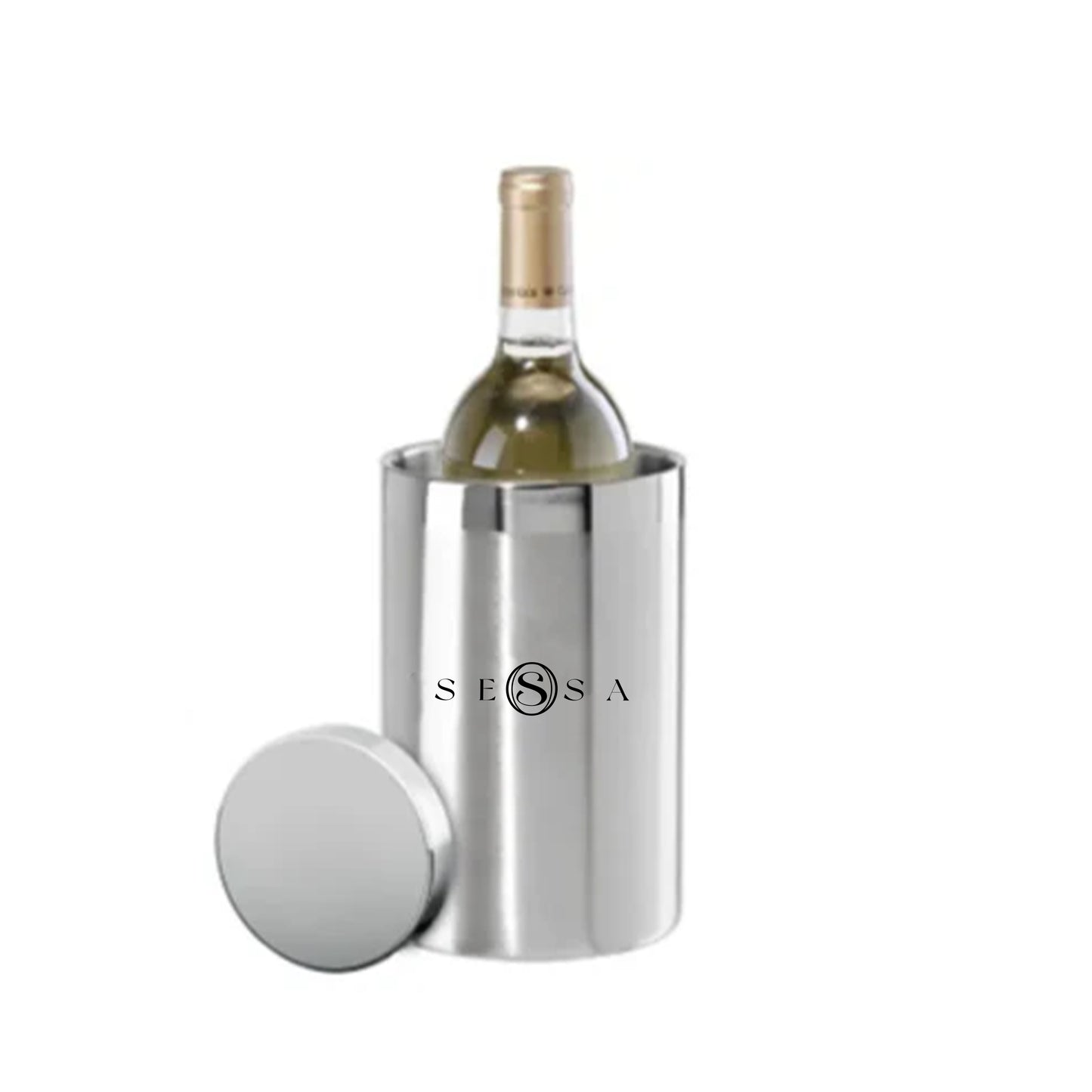 Double-Wall Stainless Steel Wine Bucket – Insulated Ice Chiller