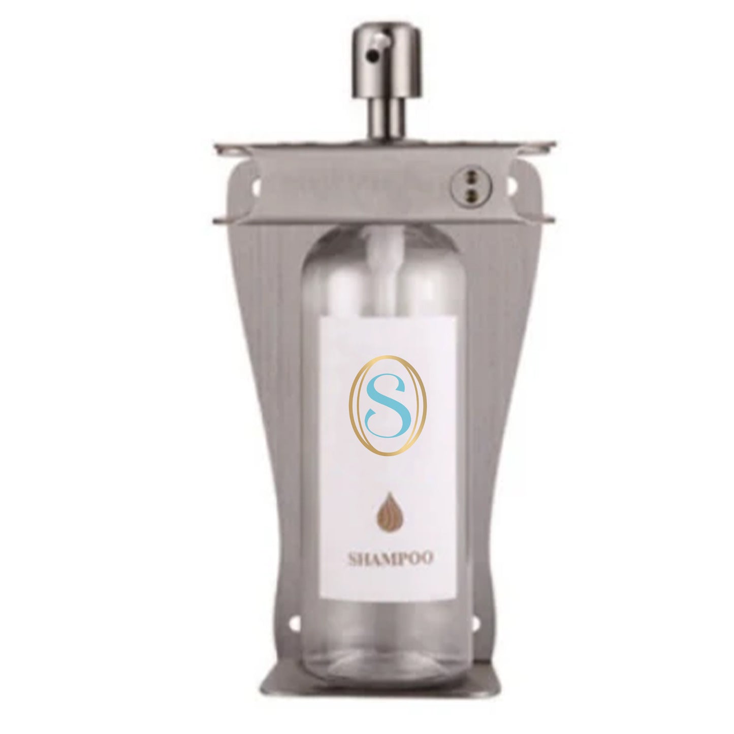 Lockable Wall-Mounted Shampoo, Shower Gel & Hair Conditioner Dispenser