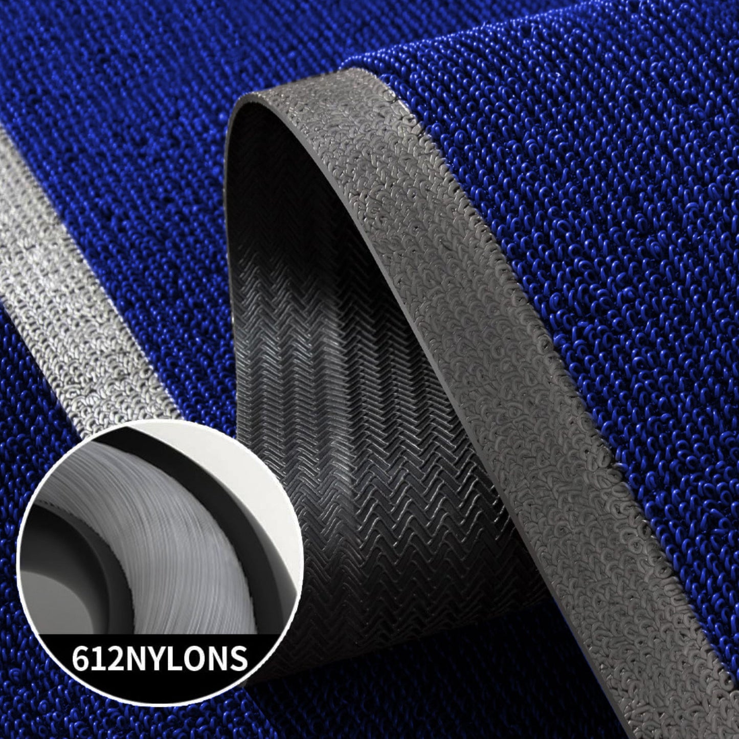 Durable Nylon Welcome Mat with Rubber Backing – Non-Slip Entrance Mat (Multiple Sizes Available)