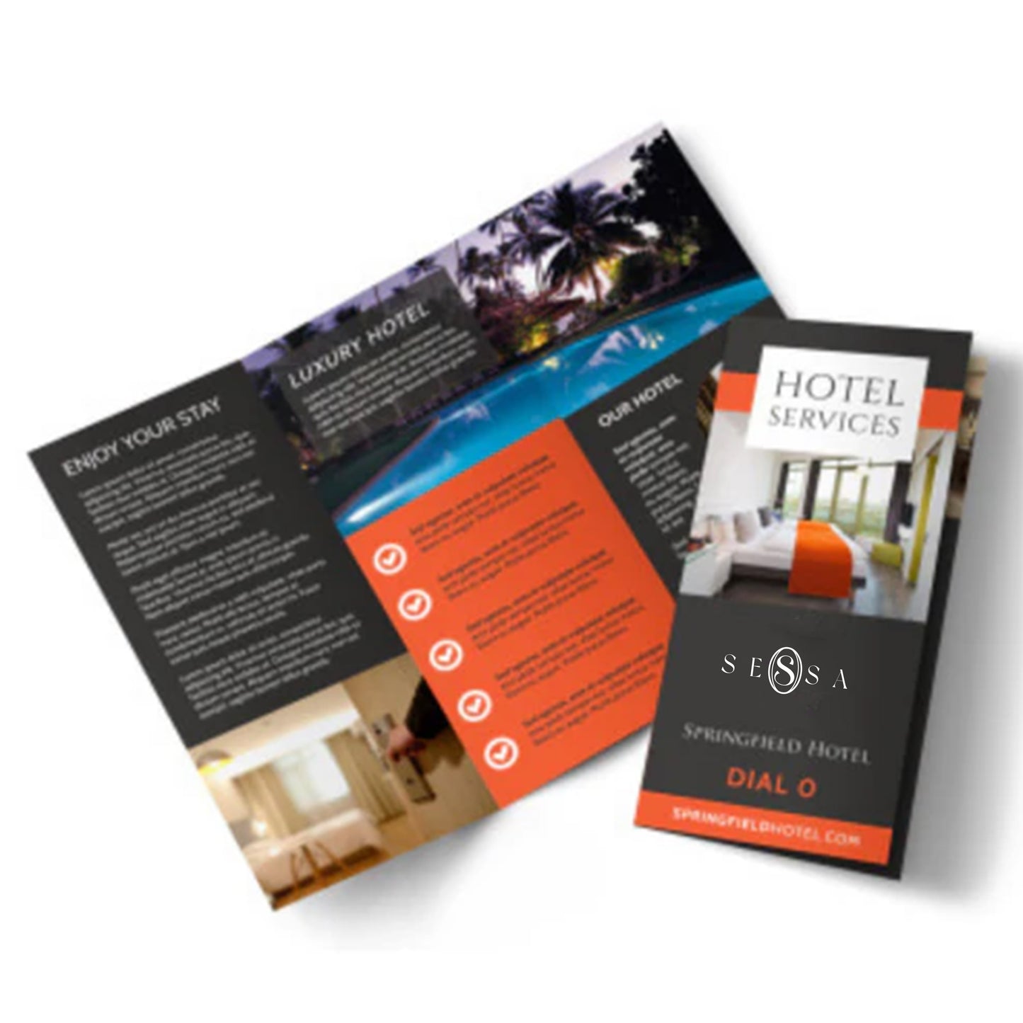 Hotel Services Brochure for Guest Convenience