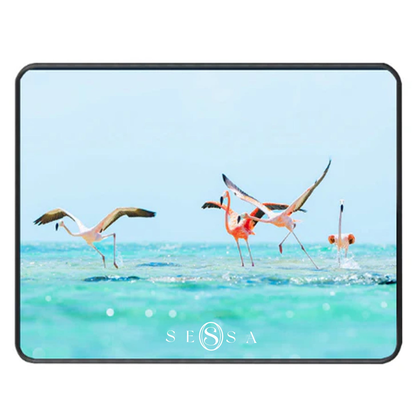 Customizable Mouse Pad with Stitched Edge