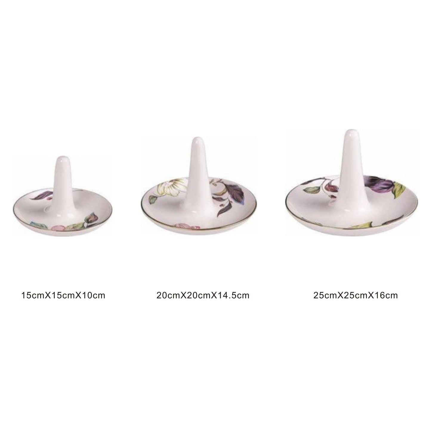 White ceramic animal-face bowl with golden edges and shiny surface