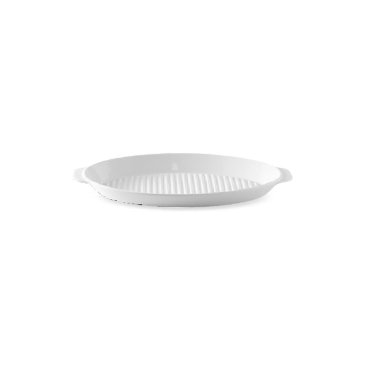 Oval Striped Baking Dish with Double Handles – A25043 / A25044
