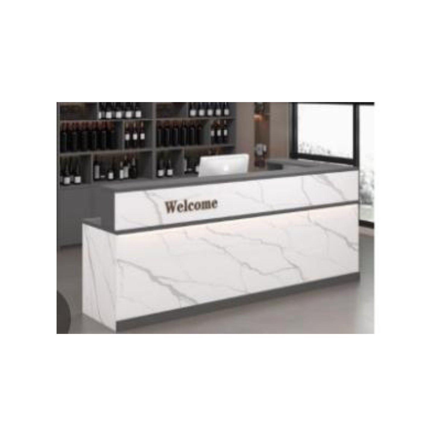 Cashier Table – MDF with Frame Structure