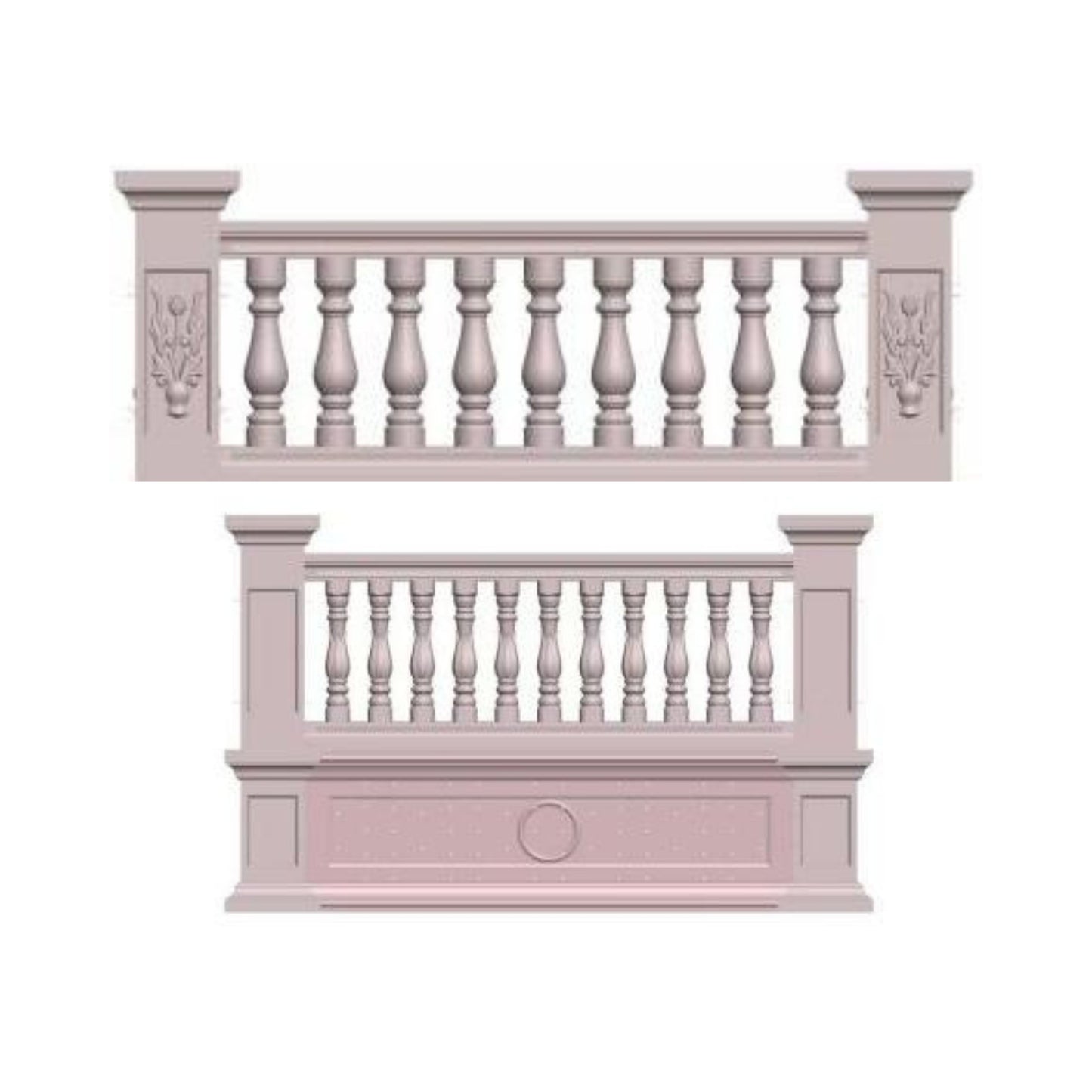 Cast-in-Place Baluster Mold – Model M-26