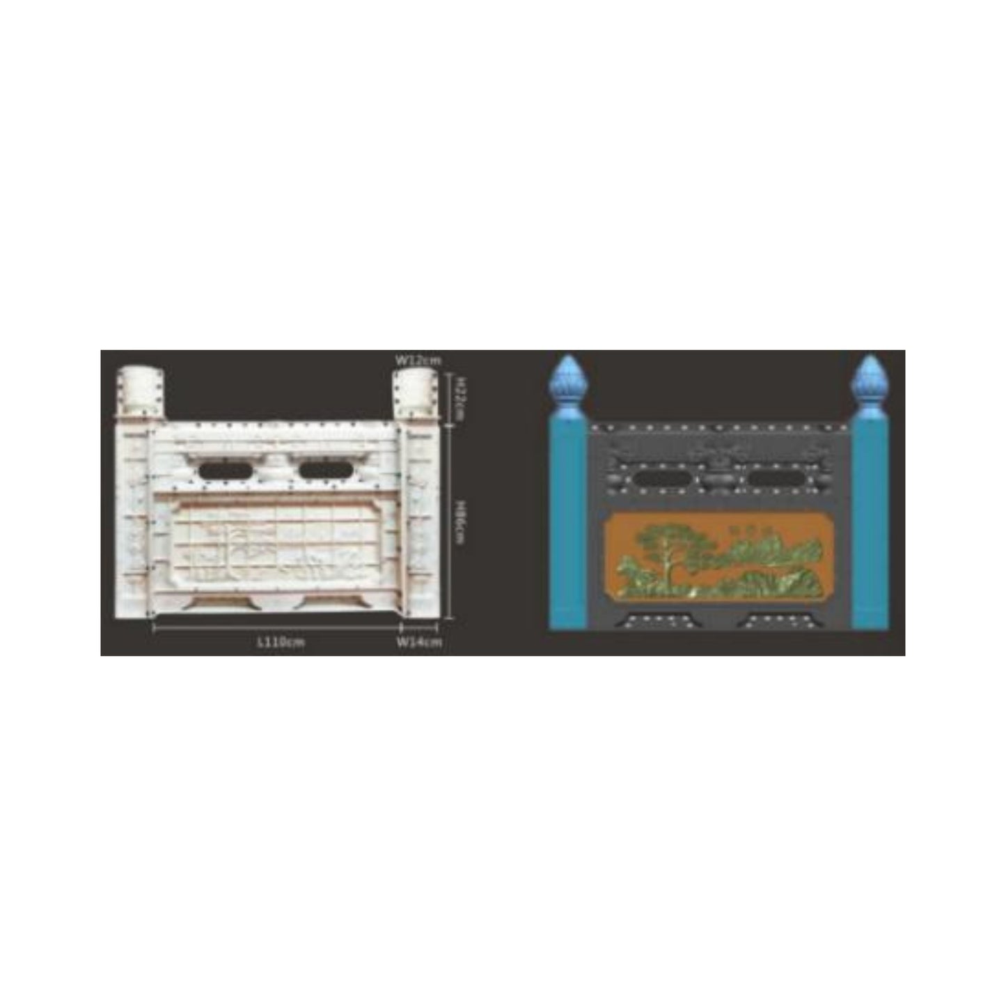 Landscape Mold – Model L-12