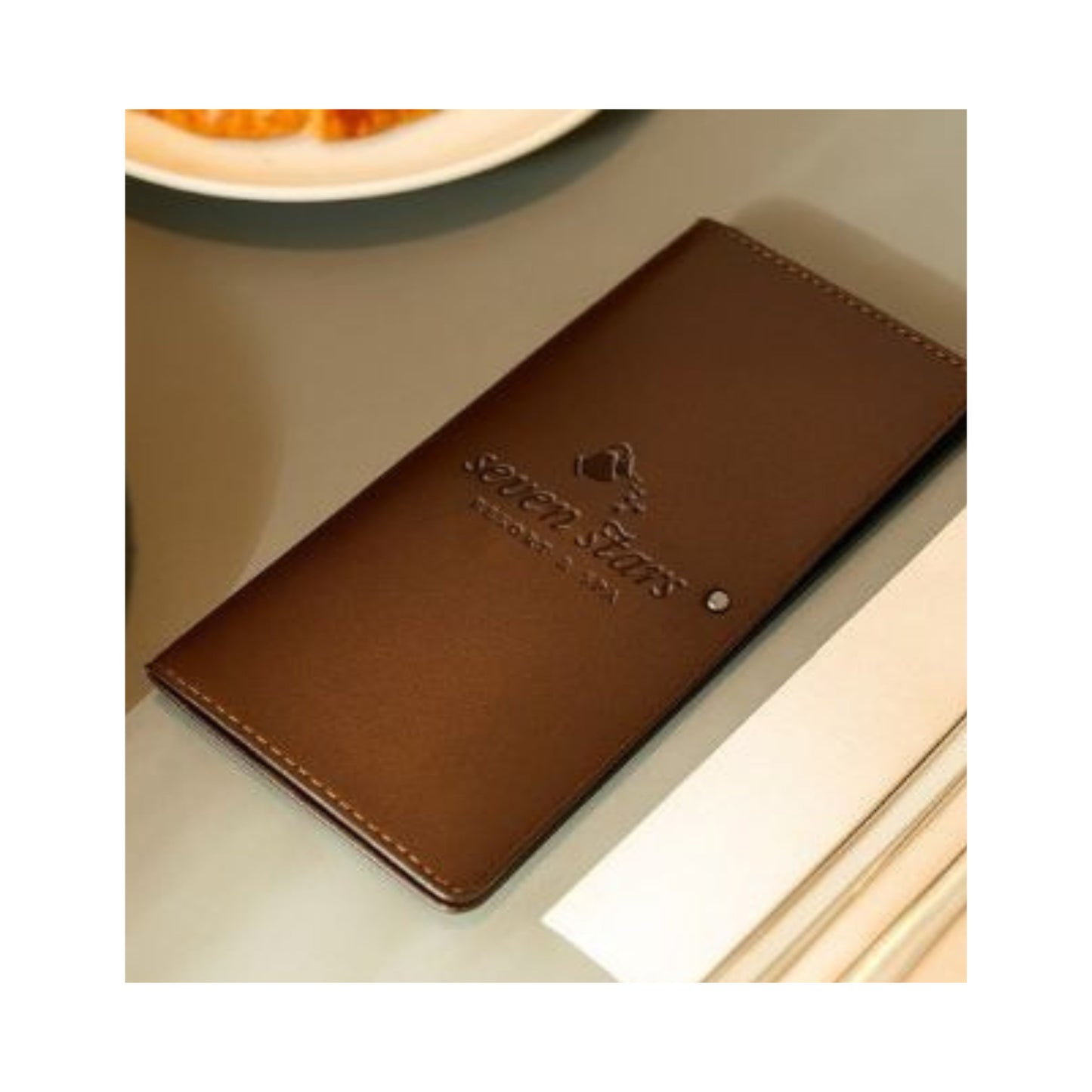 Elegant PU Leather Menu Cover