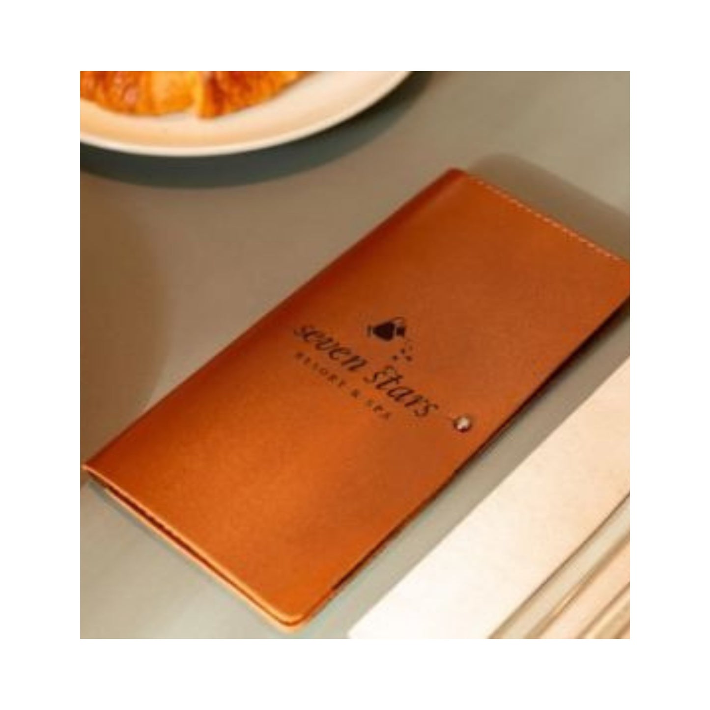 Elegant PU Leather Menu Cover