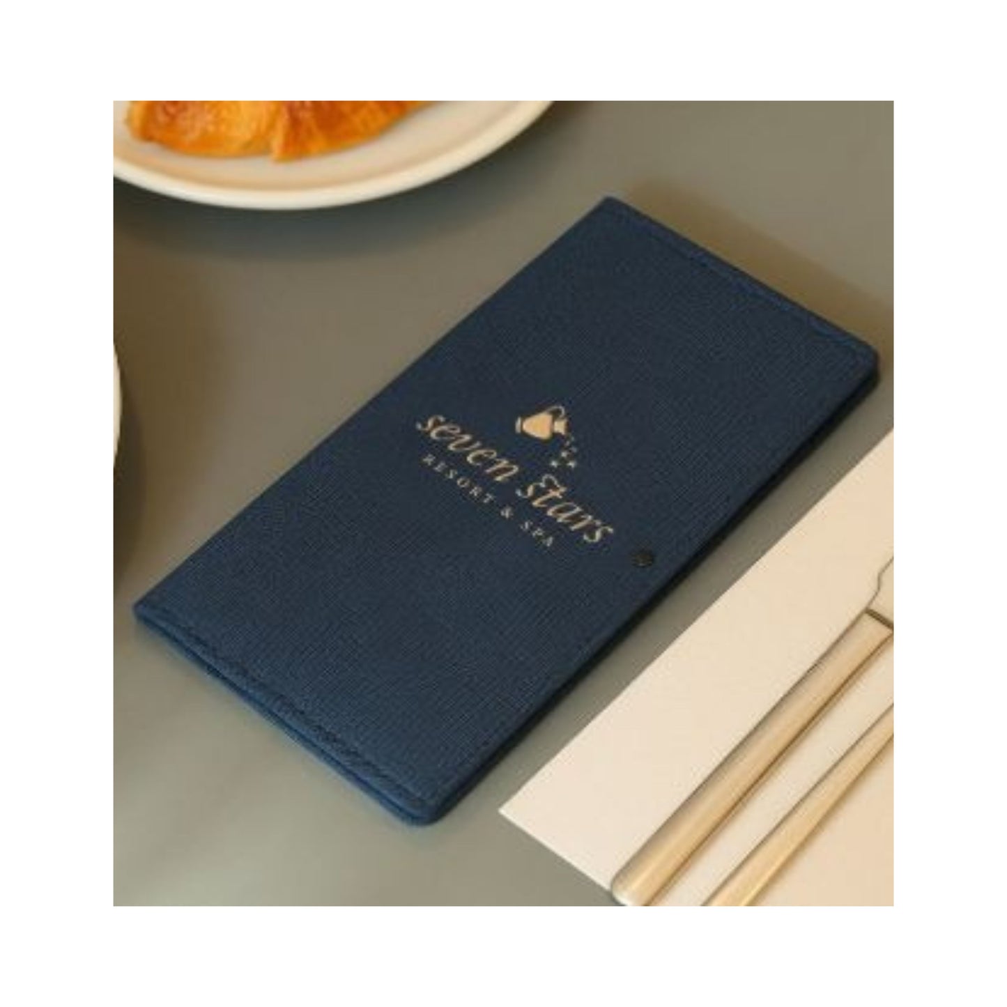 Elegant PU Leather Menu Cover