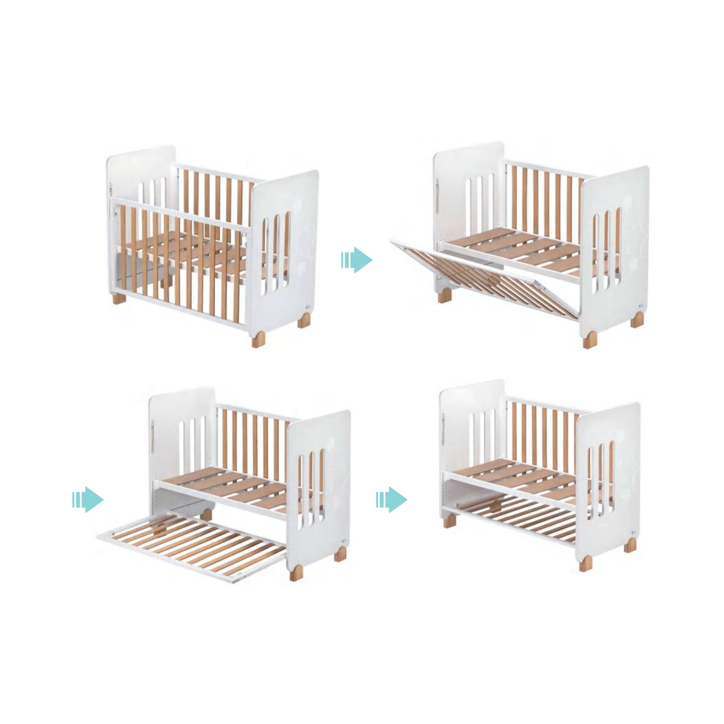 Classic Baby Crib – Model 1112-B