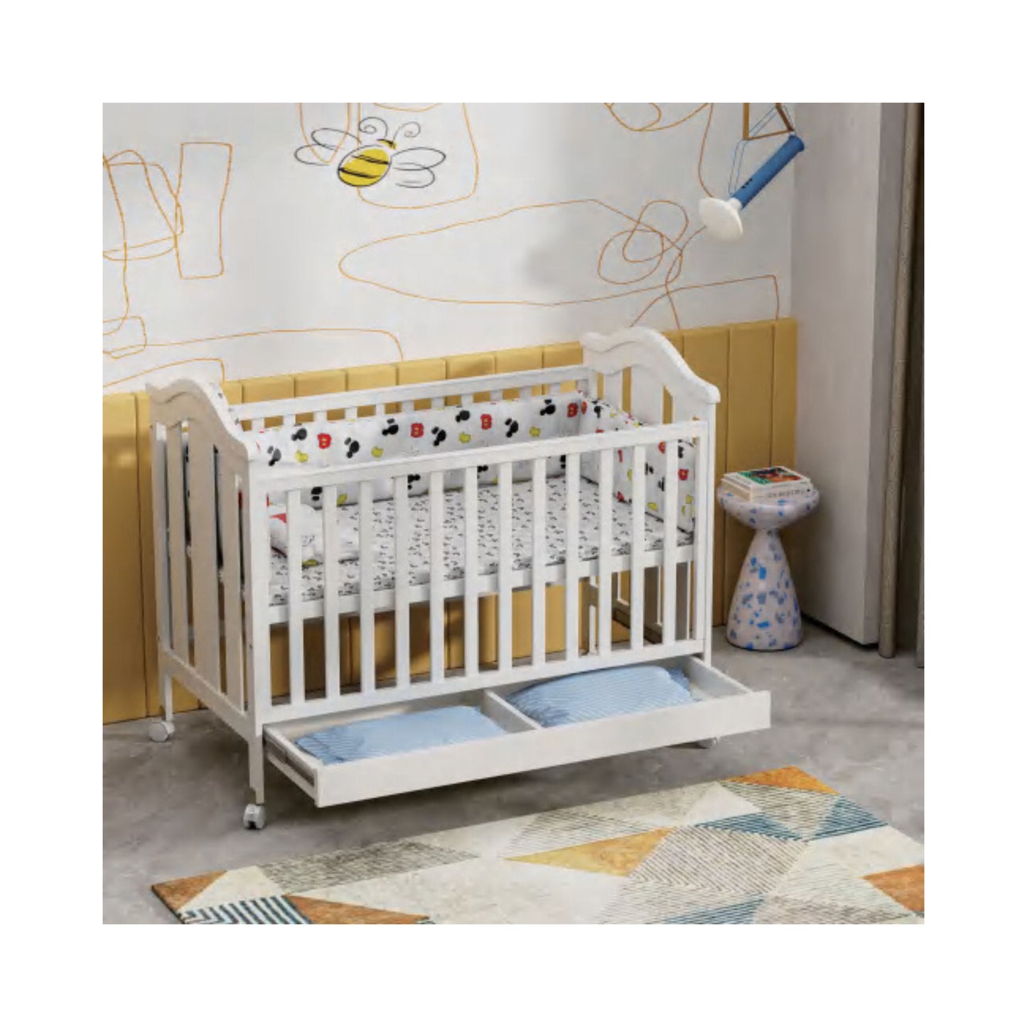 Adjustable Baby Crib – Model WBB618