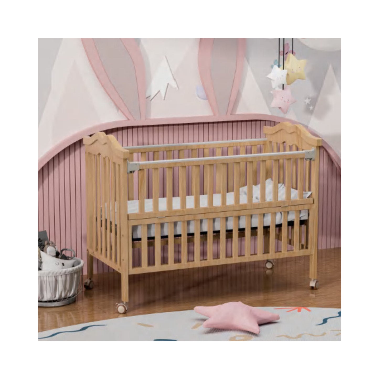 Adjustable Baby Crib – Model WBB1201