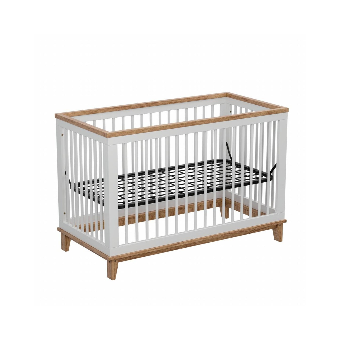 Sturdy Adjustable Baby Crib with Iron Base – Model CFM005