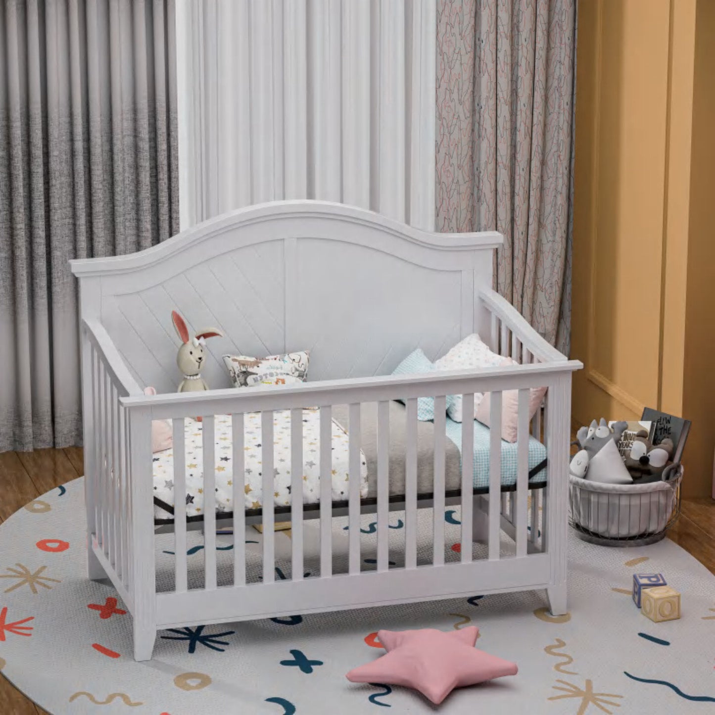 Adjustable Sofa Bed Crib – Model WBB124